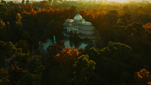 Palacio de Cristal ( Madrid Parque del retiro)